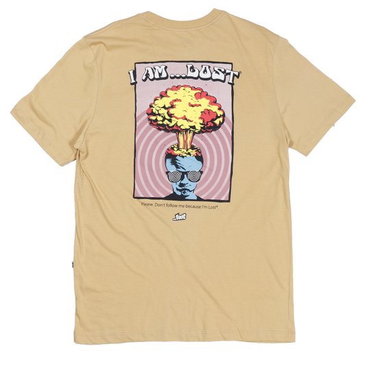 Camiseta Lost Blow Your Mind Amarelo Queimado