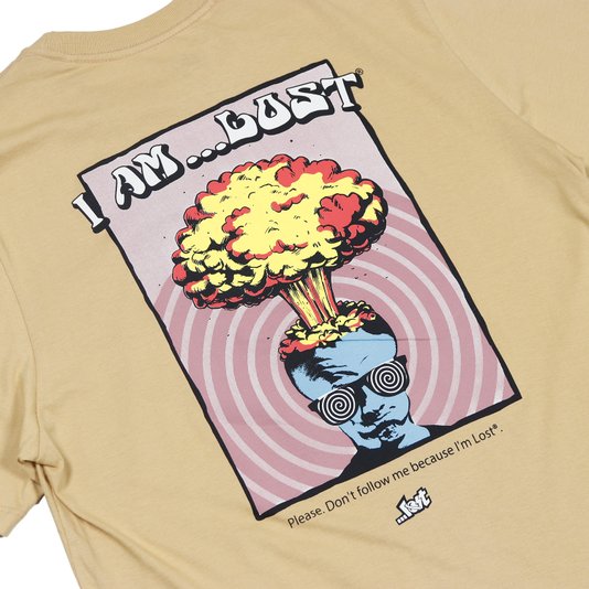 Camiseta Lost Blow Your Mind Amarelo Queimado