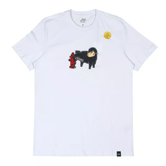 Camiseta Lost Censored Branco