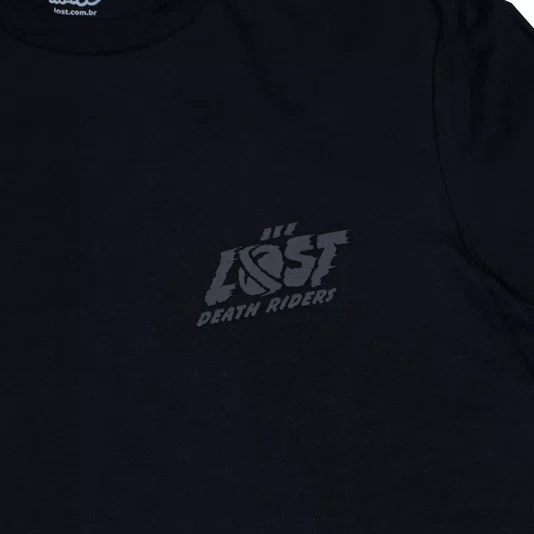 Camiseta Lost Logo Death Riders Club Preto