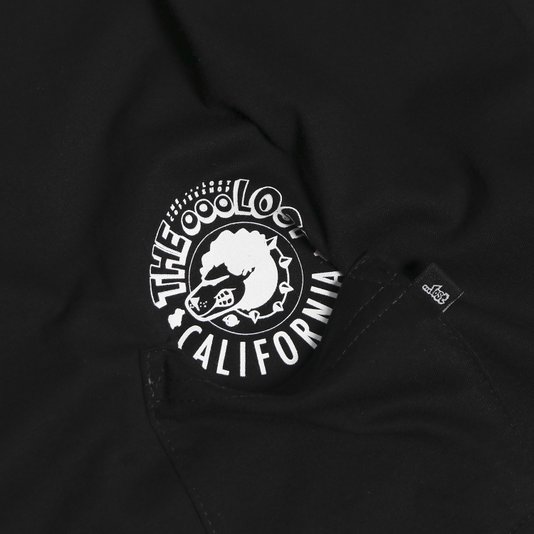 Camiseta Lost Logos Com Bolso Preto