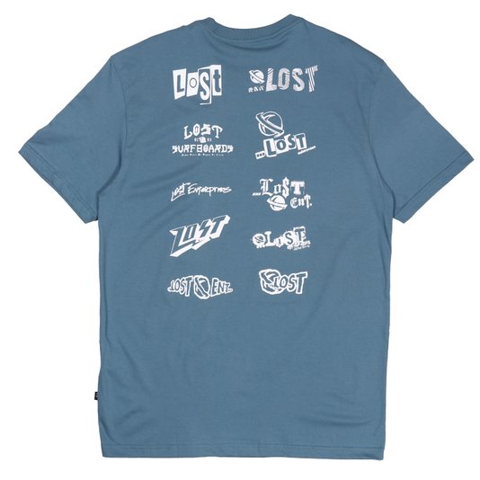 Camiseta Lost Logotypes Azul