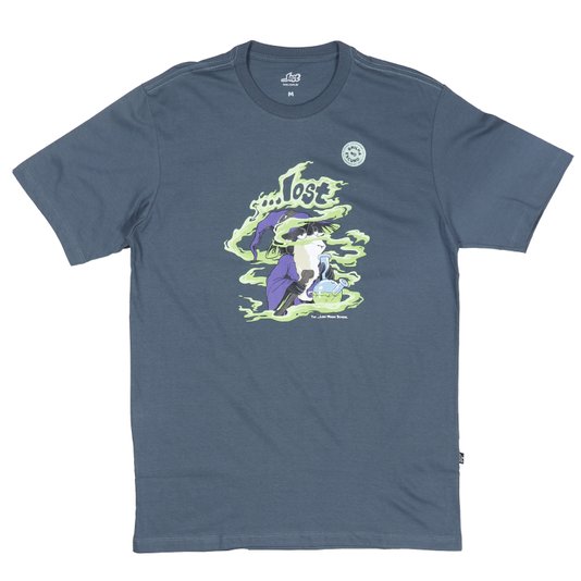 Camiseta Lost Mester Of Magic Verde Petróleo