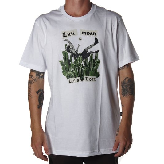 Camiseta Lost Mosh Cactus Branco