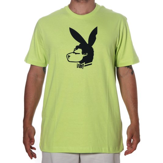 Camiseta Lost Playboy  Verde Limão