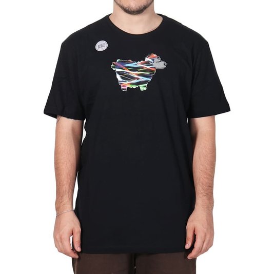 Camiseta Lost Sheep Lasers Preto