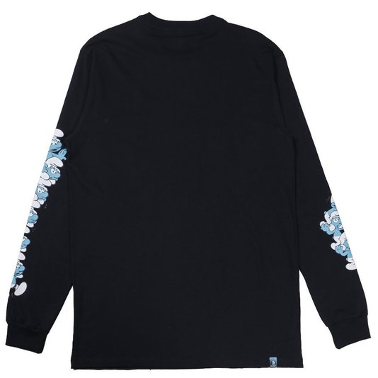 Camiseta Lost Smurfs M/L Preto
