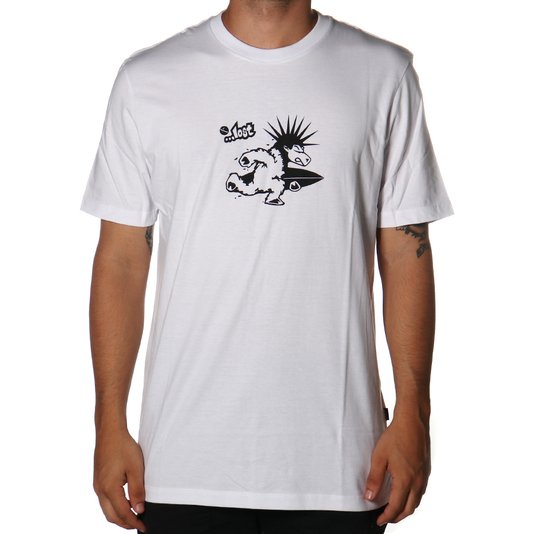 Camiseta Lost Surf Punk Branco