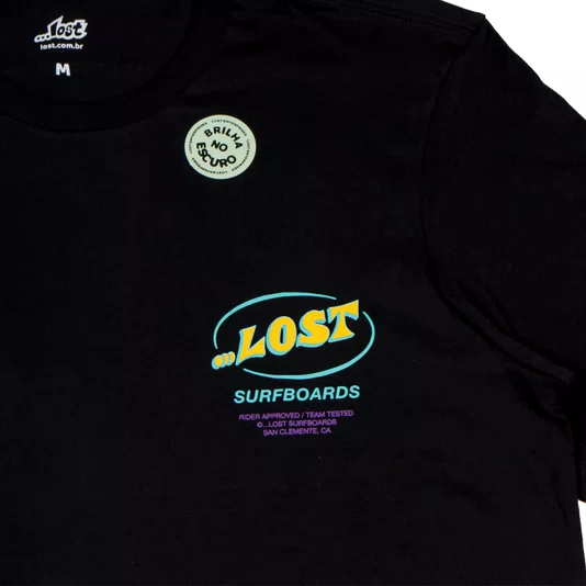 Camiseta Lost Surfboards Preto