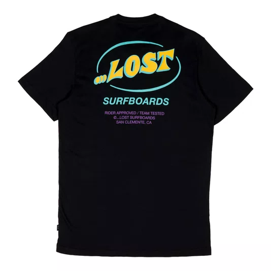 Camiseta Lost Surfboards Preto