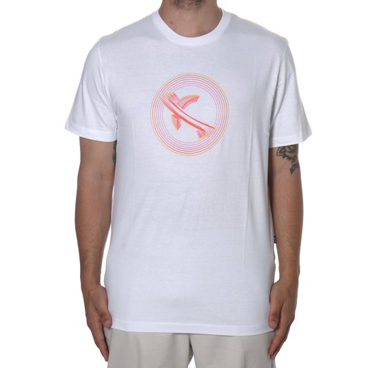Camiseta Lost Wired Saturn Branco