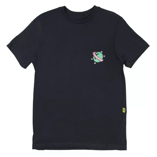 Camiseta Lost X Bob Esponja Crazy Gang Cinza Chumbo