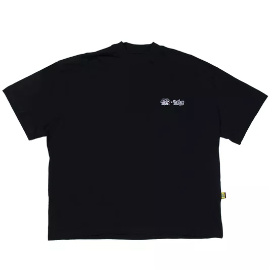 Camiseta Lost X Bob Esponja Quadrada Gary Artist Preto