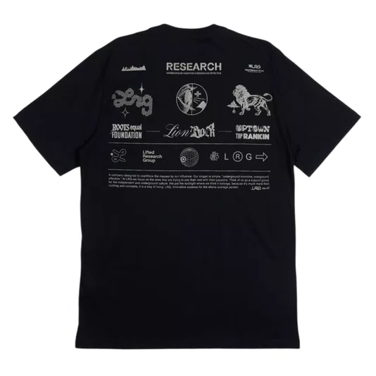 Camiseta Lrg Aligned Preto