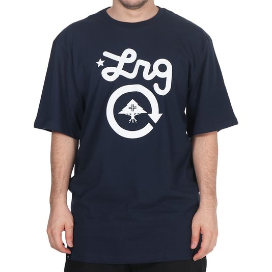 Camiseta Lrg Cycle Logo Size Azul Marinho