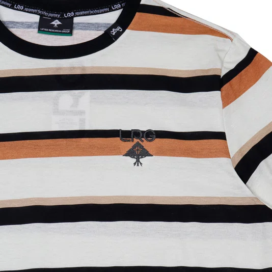 Camiseta Lrg Elevated Makers Knit Off White/Preto