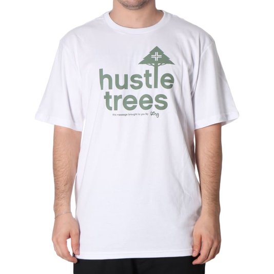 Camiseta Lrg Hustle Trees Branco
