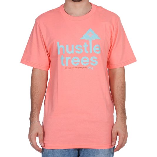 Camiseta Lrg Hustlhe Trees Coral