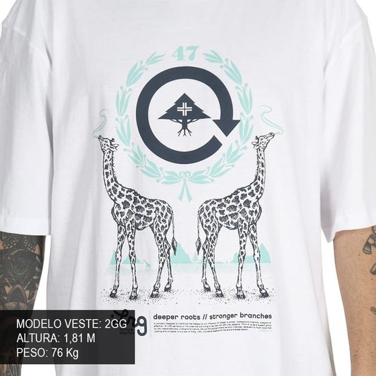 Camiseta Lrg Laurel Size Branco