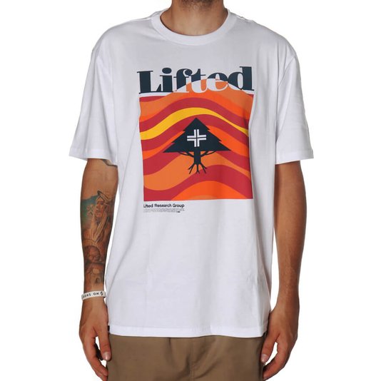 Camiseta LRG Lifted Wave Branco