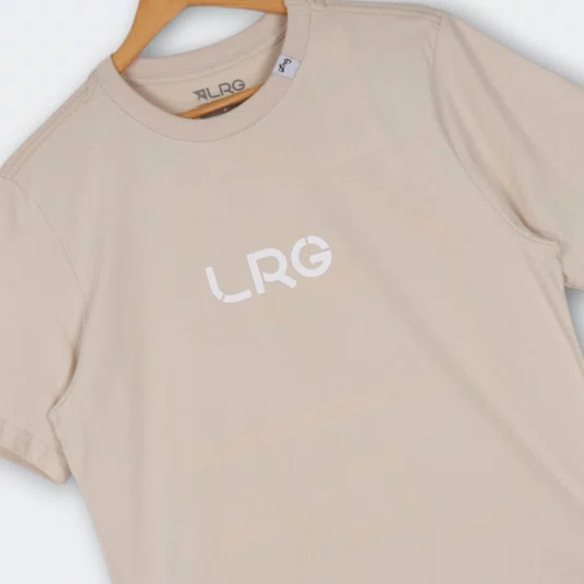 Camiseta Lrg Logo Box Tree Areia