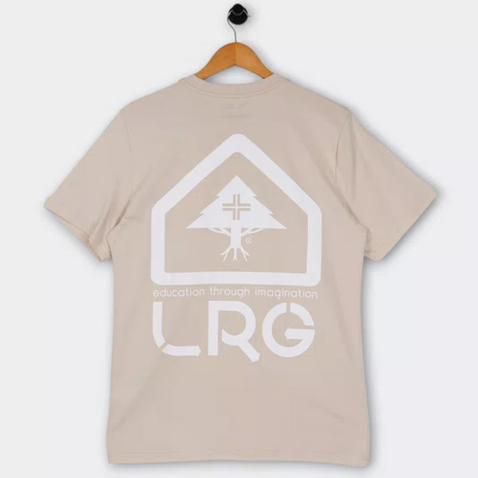 Camiseta Lrg Logo Box Tree Areia