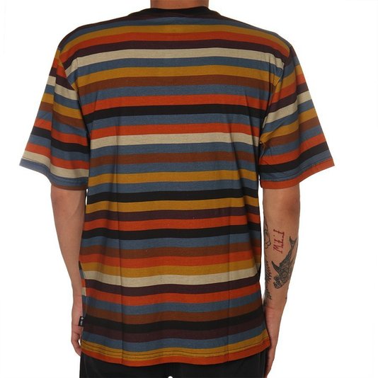 Camiseta LRG Norski Listrada Amarelo/Listrado