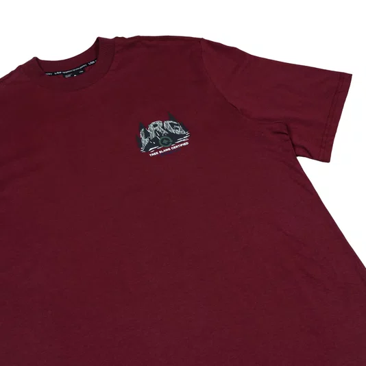 Camiseta Lrg Panda Squatch Bordo