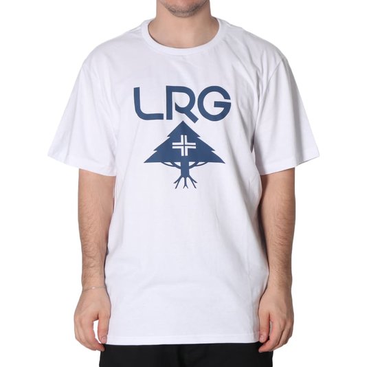 Camiseta Lrg Stack Logo Branco