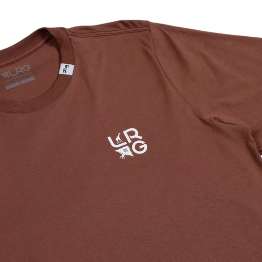 Camiseta Lrg Stay Stacked Marrom
