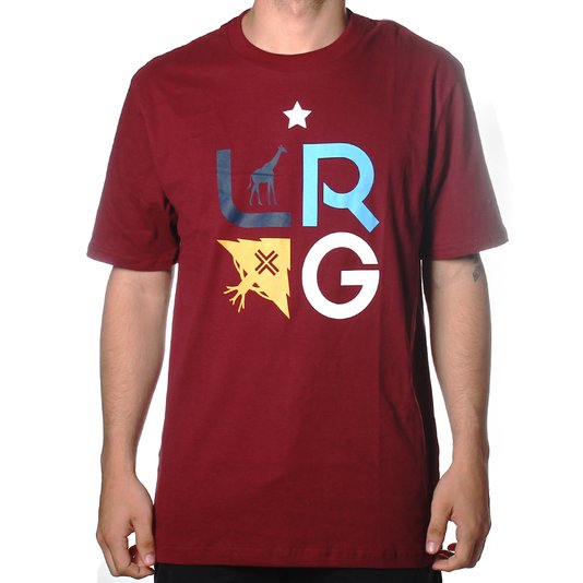 Camiseta LRG Tree Bordo