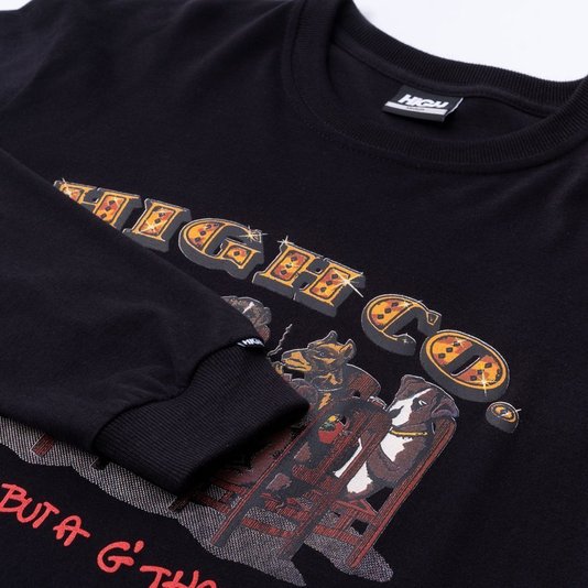 Camiseta Manga Longa High Company Dogz Preto