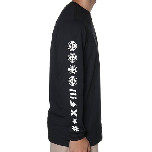 Camiseta Manga Longa Independent Ante Preto