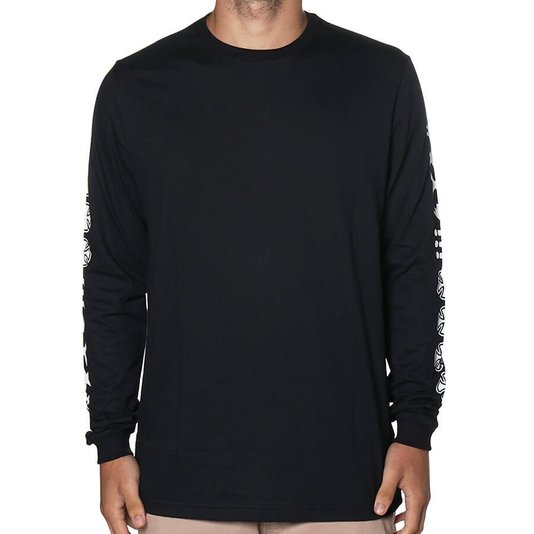 Camiseta Manga Longa Independent Ante Preto