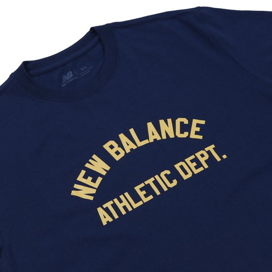 Camiseta New Balance Greatest Hits Ringer Azul Marinho