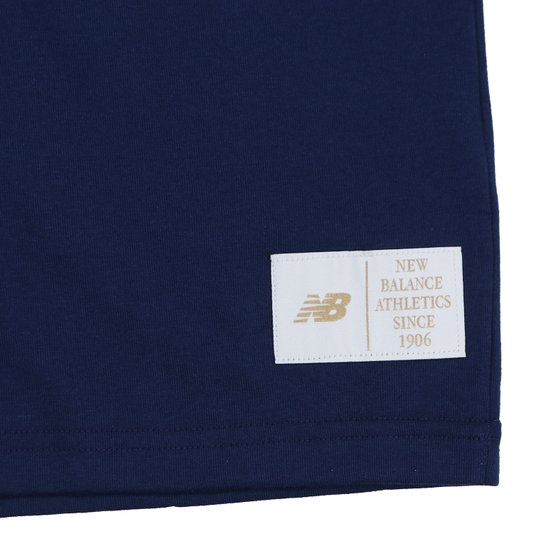 Camiseta New Balance Greatest Hits Ringer Azul Marinho