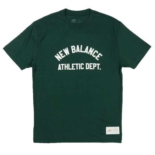 Camiseta New Balance Greatest Hits Ringer Verde Folha