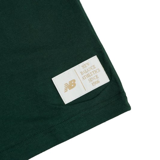Camiseta New Balance Greatest Hits Ringer Verde Folha