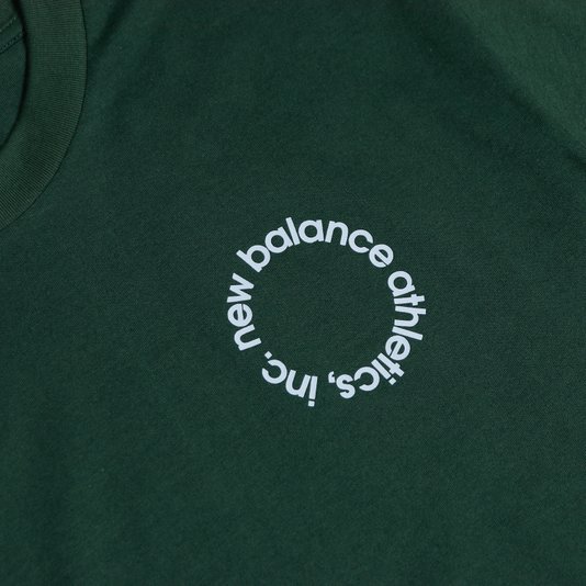 Camiseta New Balance Qt Circular Inc Verde
