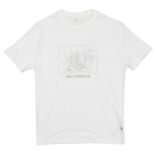 Camiseta New Balance Science Off White