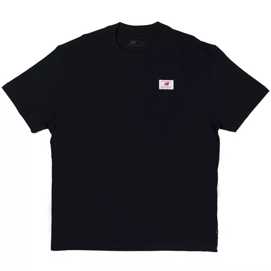 Camiseta New Balance Woven Label Preto