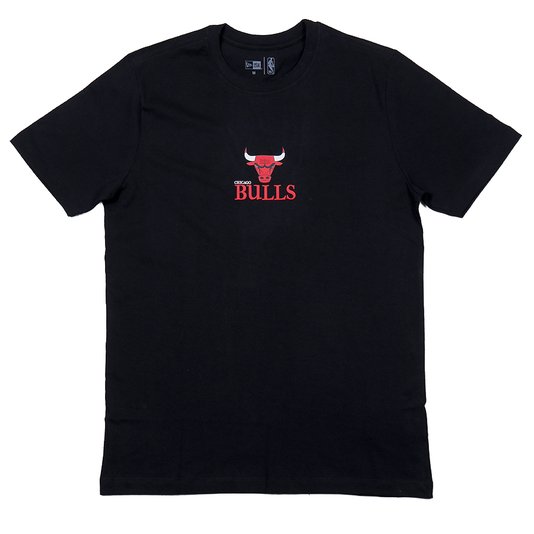 Camiseta New Era Freestyle Chicago Bulls Preto