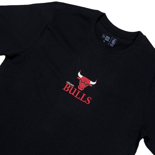 Camiseta New Era Freestyle Chicago Bulls Preto