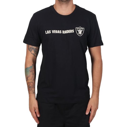 Camiseta New Era Neutral Wild Basic Lasrai Slimfit Preto