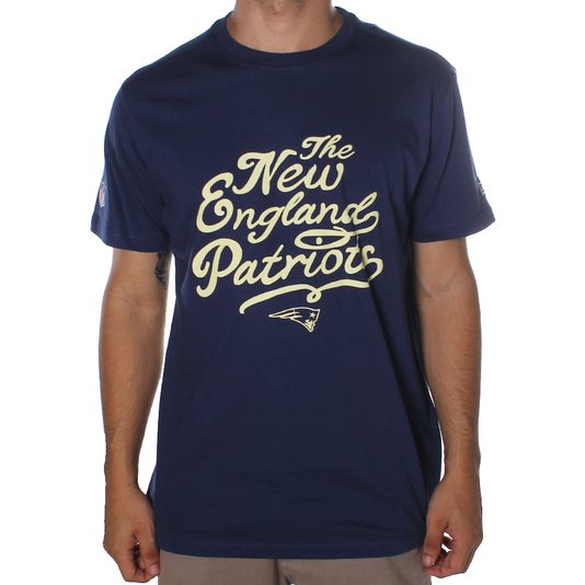 Camiseta New Era New England Patriots Azul Escuro
