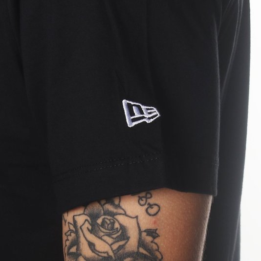 Camiseta New Era New York Logo NY Major League Baseball Preto