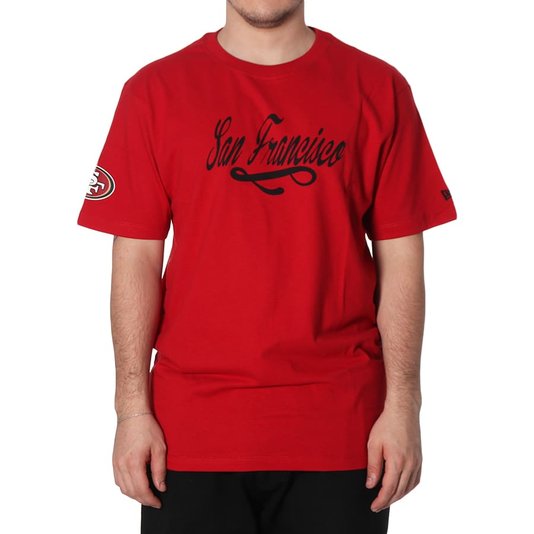 Camiseta New Era San Francisco 49ers Core Go Team Vermelho