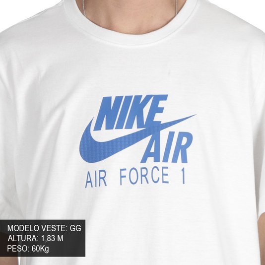Camiseta Nike Nsw Af1 Hbr Branco