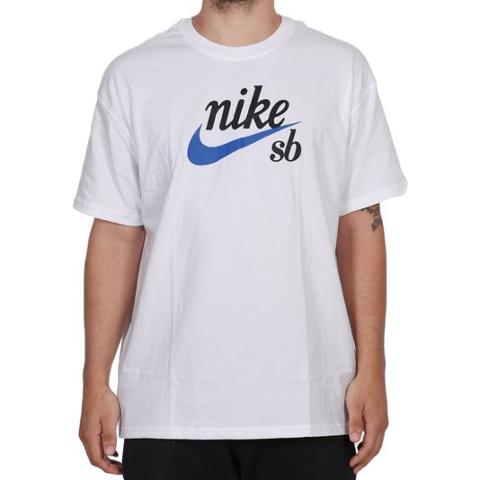 Camiseta Nike Sb Classic Logo Branco