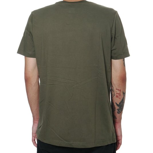 Camiseta Nike SB Logo Clássico Verde Musgo